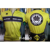 Camisa Ciclismo Pelotão Bike Leste Anos 2000 Amarela 
