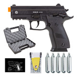 Pistola Co2 P226x-5 Fullmetal Gbb +kit 5c+maleta+gunpad