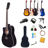 Kit De Guitarra Acústica Zurdos Principiantes Niños, ...