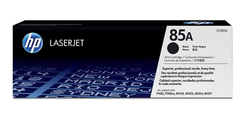 Cartucho Toner Hp 85a Negro Ce285a P1102 1102w 1109w Nuevo