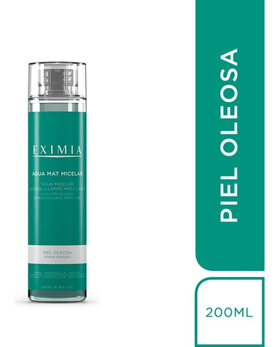 Eximia Aqua Mat Agua Micelar Desmaquillante Pieles Grasas 