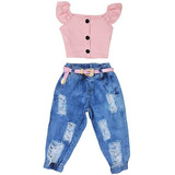 Conjunto Meninas Modinha Roupa Infantil Mini Diva Blogueira