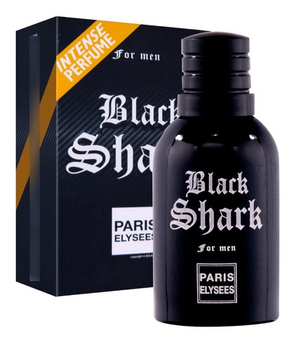 Perfume Importado Masculino Black Shark Paris Elysees Edt