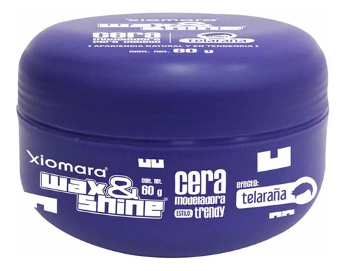 Cera Xiomara Wax & Shine Telaraña 60g Morada