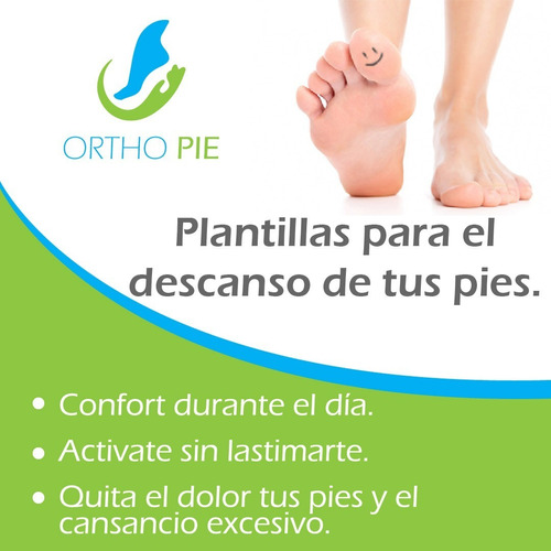 Plantillas Ortopédicas Para El Descanso De Tus Pies.