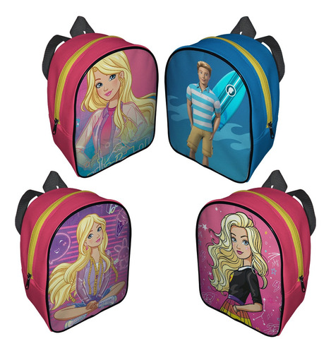 30 Dulceros Tipo Mochilas Personalizadas Barbie Fiesta