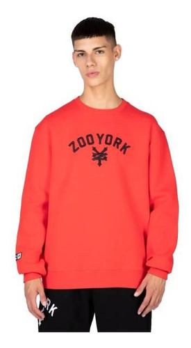 Poleron Zoo York Hood Original Hombre Rojo 10025379rj