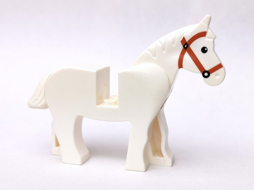 Lego Caballo Blanco Minifigura Original