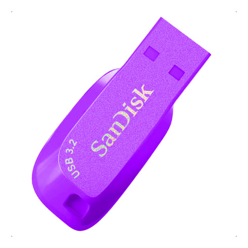 Pendrive Sandisk Ultra Shift 64gb 3.2 Gen 1 Rápido Roxo