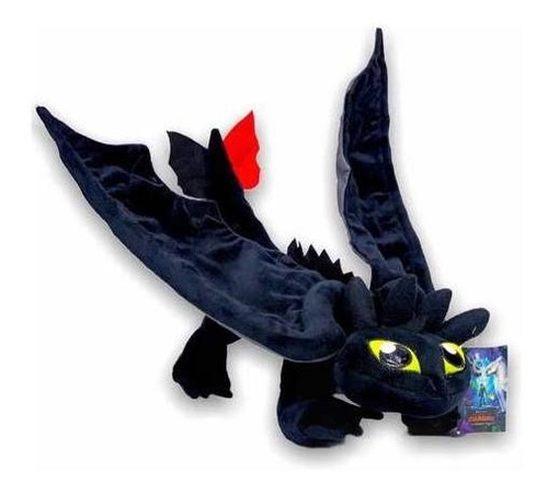 Peluche Dragon Chimuelo Furia Nocturna Train Your Dragon Wow