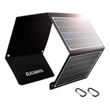 Cargador Solar Plegable Elecaenta 30w 4 Paneles Y 3 Usb Pd18