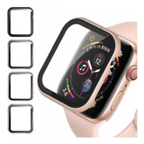 Case Premium Aluminio Con Cristal Templado Para Apple Watch 