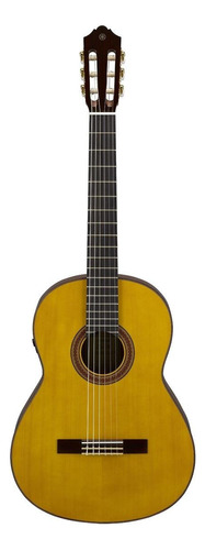 Guitarra Clásica Yamaha Transacoustic Cg-ta Para Diestros Natural Brillante