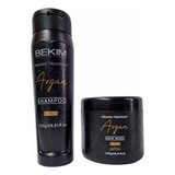 Set Argan 4 Oils Bekim Shampoo 250g + Mascara 250g