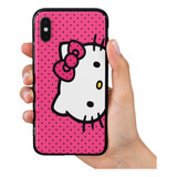 Funda Para Motorola En Todos Los Modelos Hello Kitty Pink.