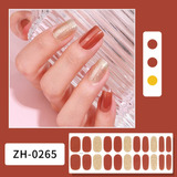 (zh0265) Pegatinas De Gel Para Uñas, Requiere Lámpara Uv/led