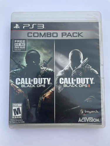 Call Of Duty Black Ops 1 Y 2 Ps3 Combo Pack Fisico