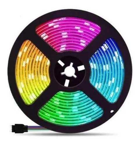 Tira Luz Led Rgb 5050 5 Metros 5m Bluetooth + Control Remoto