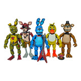 Paquete Cinco Figuras Five Nights At Freddy's Fazbear