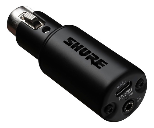 Interfaz Digital Shure Mvx2u Xlr A Usb Con Conector Para Aur