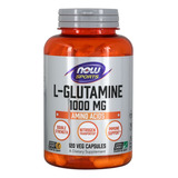 Now L-glutamina 1000 Mg X 120 Capsulas Veg Sabor Sin Sabor