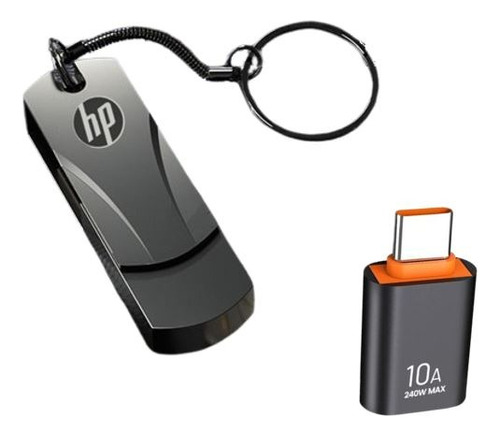 Kit Usb 2tb Alta Velocidad 3.0 + Adaptador Tipo C A Usb Neg