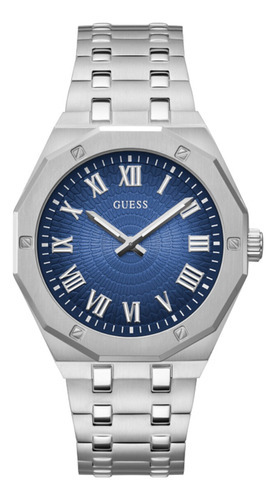 Reloj Guess De Hombre Original De Caballero Color De La Correa Plateado2