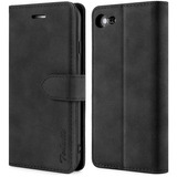 Funda Negra Para iPhone 7/8 Plus (tipo Cartera)