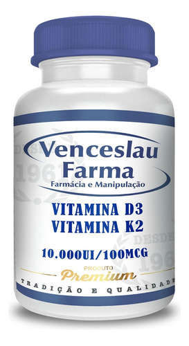 Vitamina D3 10.000ui  +vitamina K2mk7 100mcg 30caps  