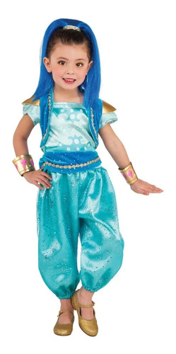 Disfraz Bella Genio Jasmine Arabe Aladino Bollywood Para Niñas Envio Gratis A