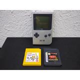 Game Boy Pocket Silver Con 2 Juegos Original Con Detalle