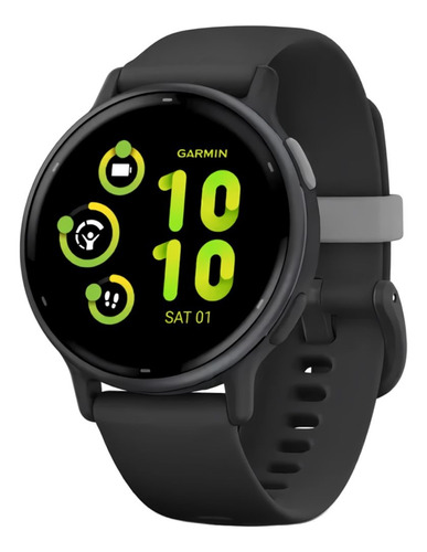 Relógio Garmin Vívoactive 5 Slate Aluminum Black010-02862-10