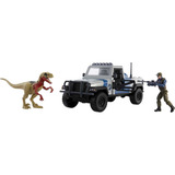 Conjunto De Caminhões Jurassic World Toys Search 'n Smash Truck Com Dinossauros