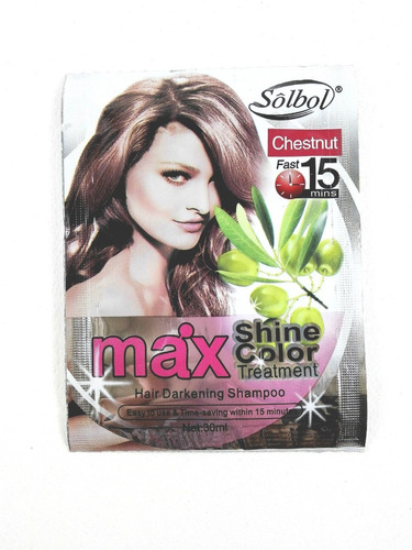 Solbol Shampoo Color  Castaño-chestnut - mL a $167