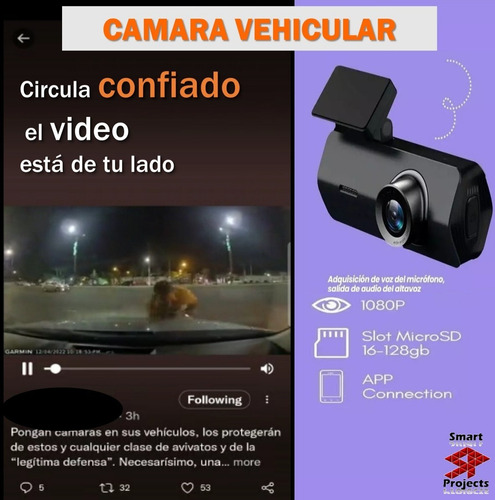 Cmara Dash Cam Hikvision Para Automvil Incluye Mem Sd 64gb Foto 2