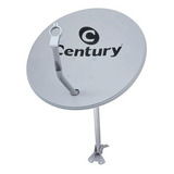 Antena Century Banda Ku 60cm + Lnbf Ku Simples Universal 