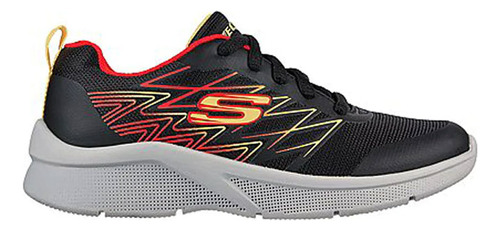 Tenis Niño Skechers Microspec Quick  Sprint - Negro      