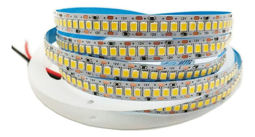 Goldensky 5 Metro Fita Led 2835 12v Ip20 240led/m   110v/220v Branco-quente