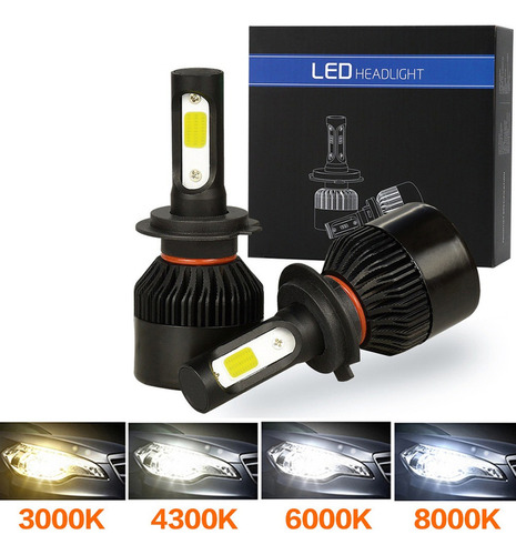 Farol Do Carro Auto Led H4 H1 H7 H8 H9 H11 9005 Hb3 9006 Hb4