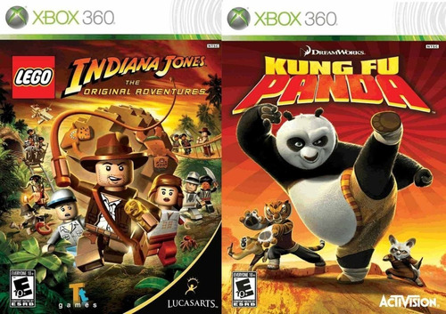 Lego Indiana Jones + Kung  Fu Panda Xbox 360
