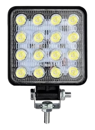 Barra Led Faro Auxiliar 48w 16 Led Cuatri 4x4 Agro Off Road 