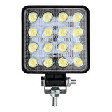 Barra Led Faro Auxiliar 48w 16 Led Cuatri 4x4 Agro Off Road 