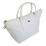 Bolsa Para Dama Lacoste Concept En Color Blanco