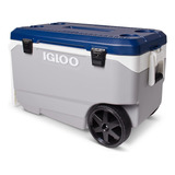 Nevera Hielera Con Ruedas Igloo Latitude 85 Lts 90 Qt Gris 