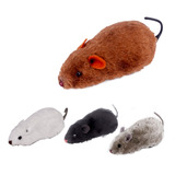 Kit 3 Ratinho A Fricção Pelúcia Animais Brinquedo Cães Gatos