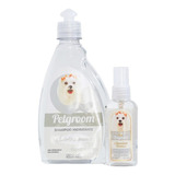 Shampoo + Perfume Chocolate Branco Banho Cães Gatos Cachorro