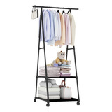 Rack Armable Percheros Metalicos De Piso Organizador Ropa