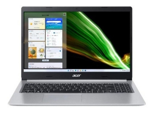 Notebook Acer Aspire 5 A515-45 Plata 15.6 , Amd Ryzen 5 5500u  8gb De Ram 256gb Ssd, Amd Radeon Rx Vega 7 60 Hz 1920x1080px Windows 11 Home