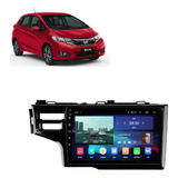 Central Multimídia Android Honda Fit Ano 2014-2021 4+64gb 9p