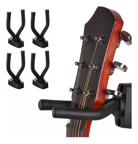 Kit 4 Suporte Parede Violão Guitarra Violino Parafuso Guitar